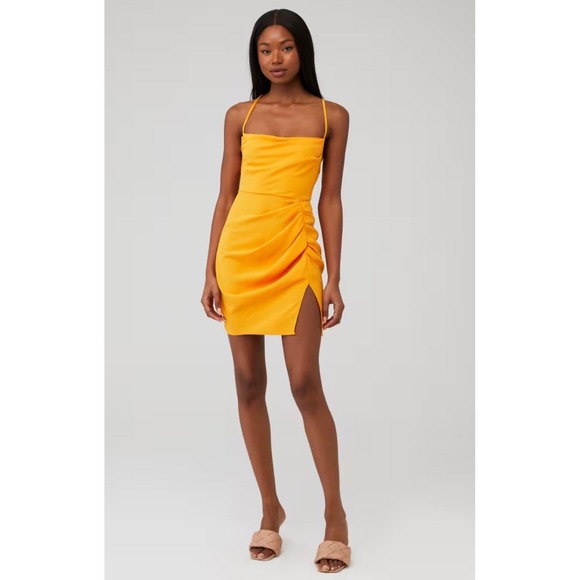 cult gaia gold mini dress KIDS CHARLIQUE DRESS